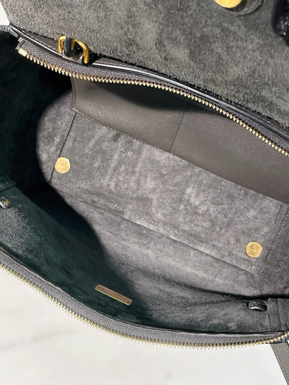 CELINE MINI BELT, Grey/Gold