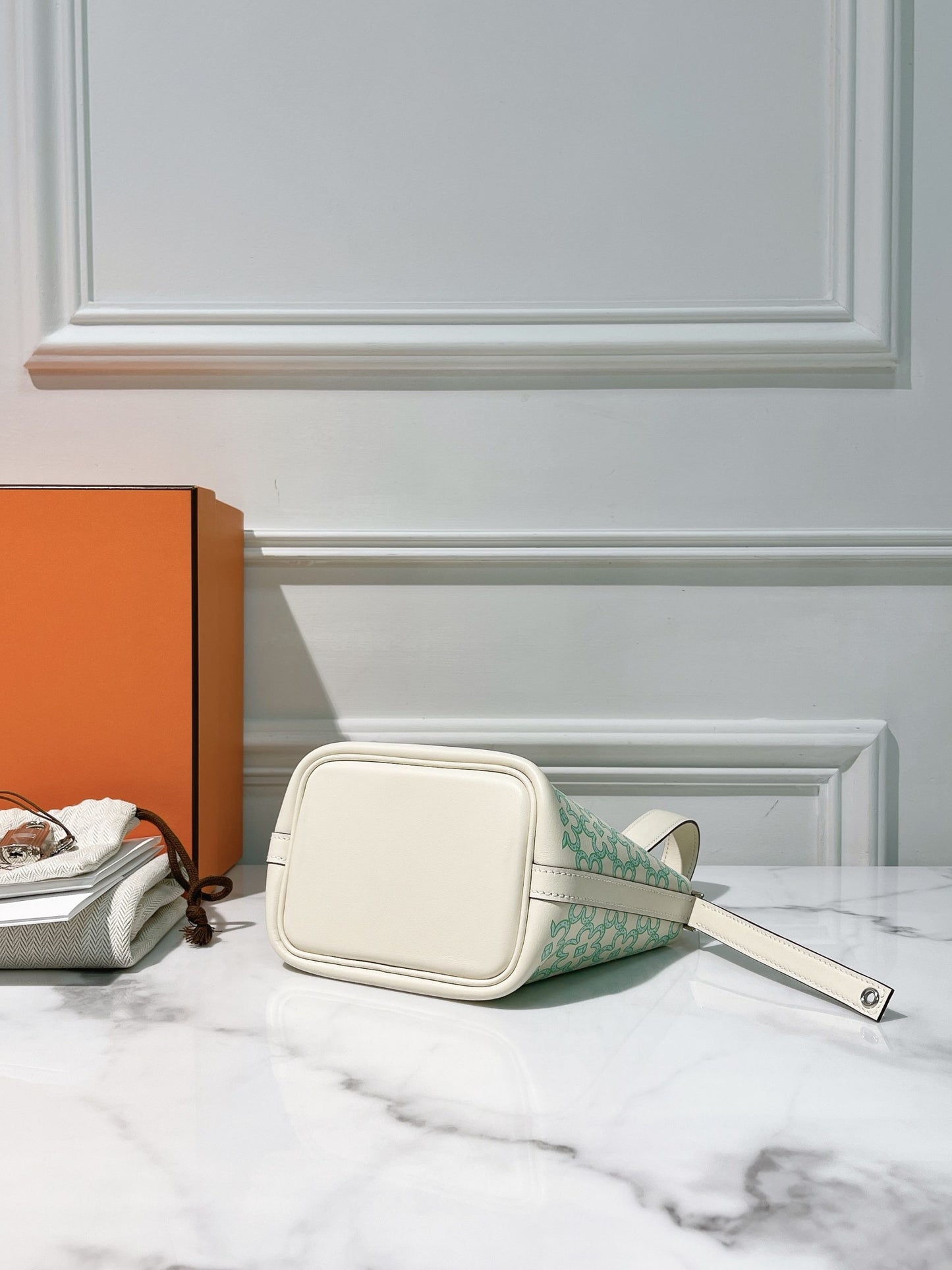 HERMES PICOTIN LOCK MICRO, Nata/Silver