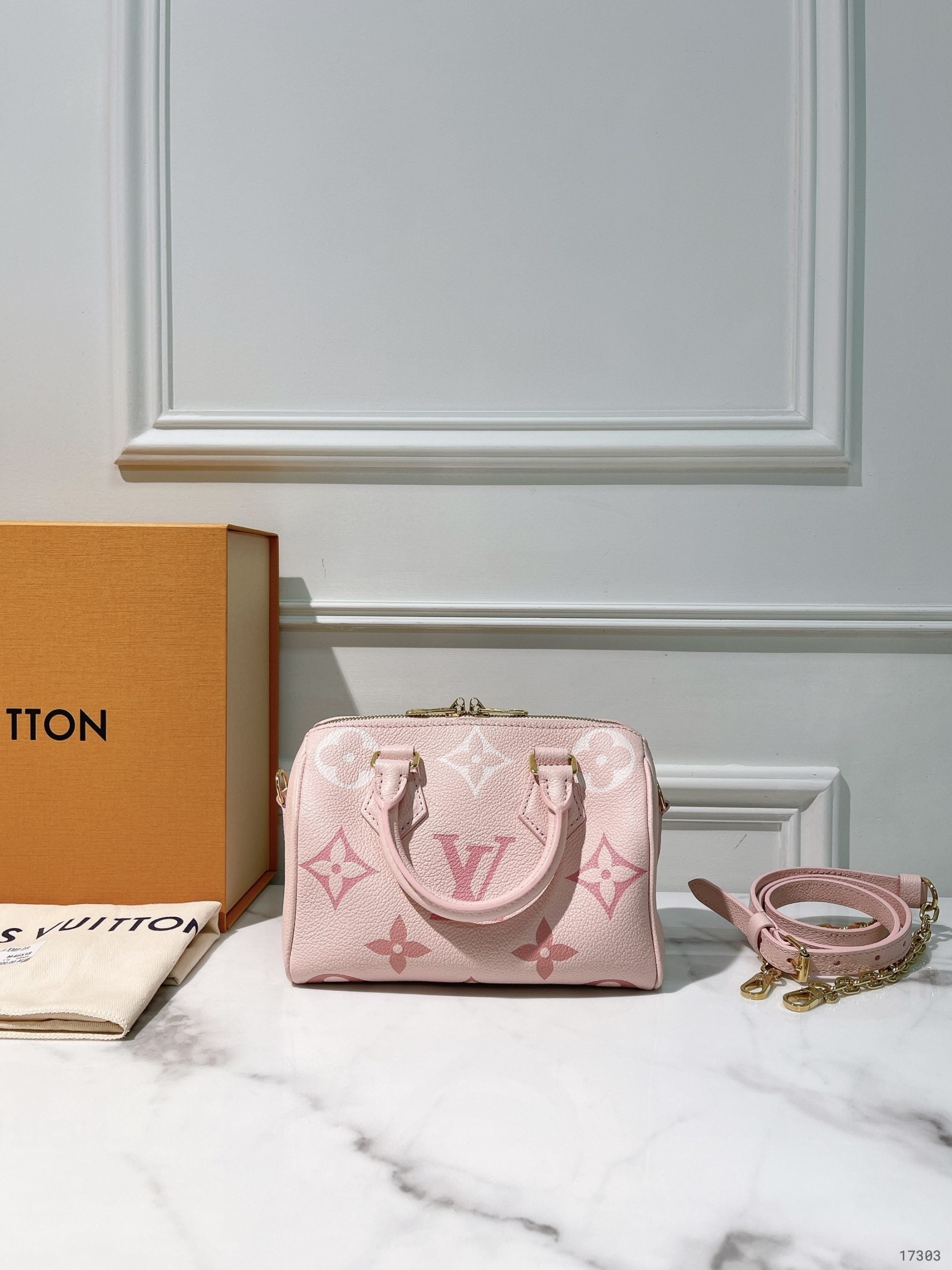 LV SPEEDY 20, Pink/Gold
