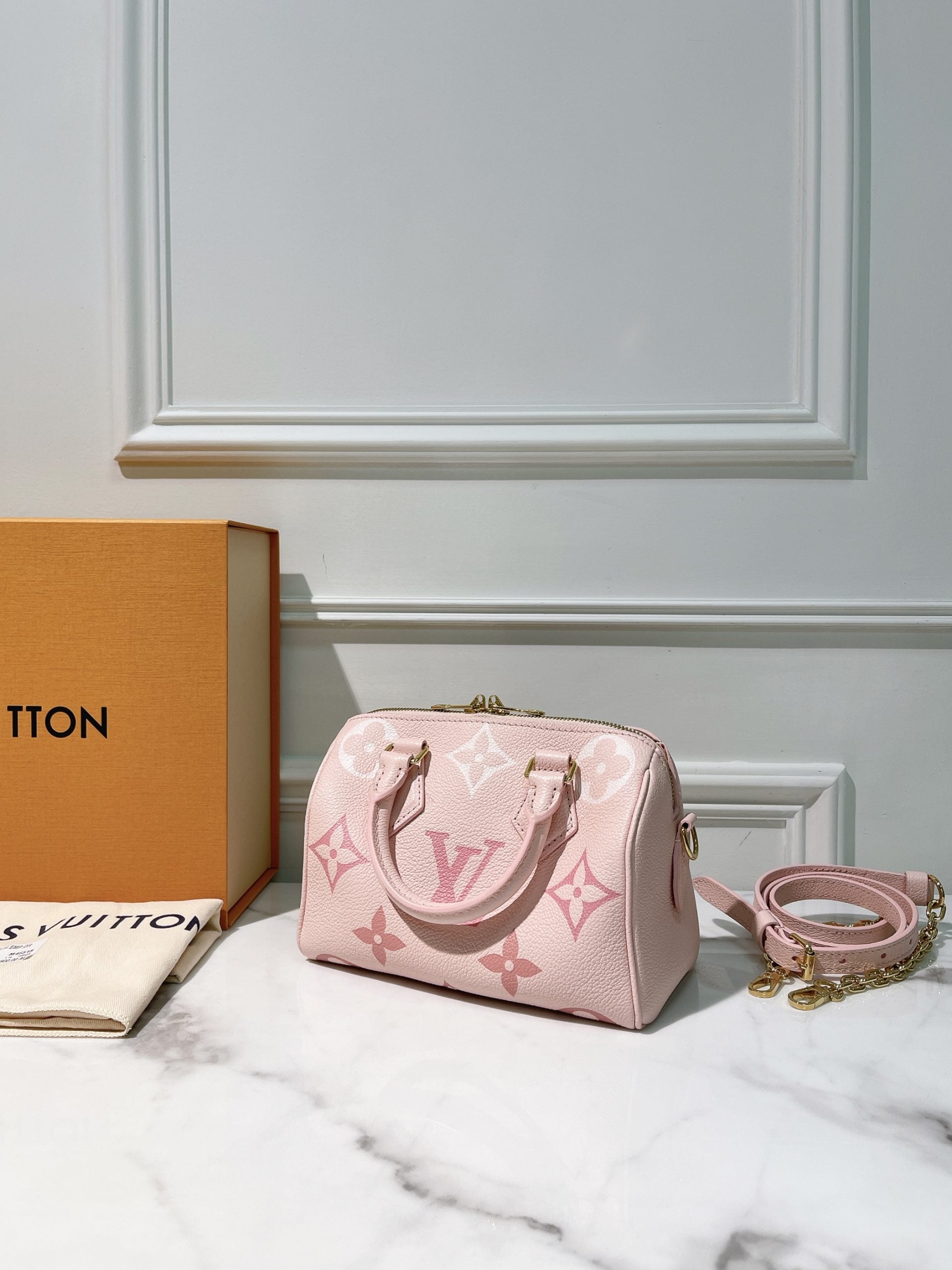LV SPEEDY 20, Pink/Gold