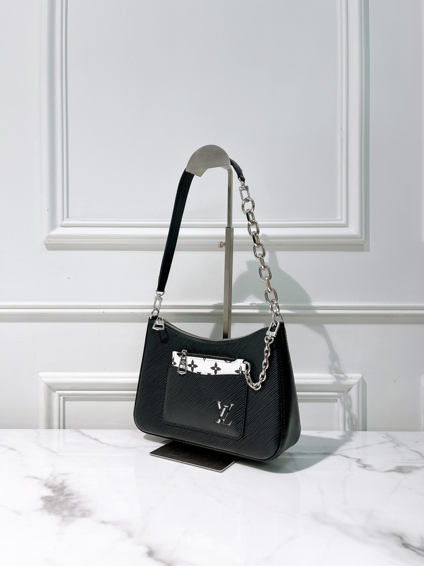 LV MARELLE, Black/Silver