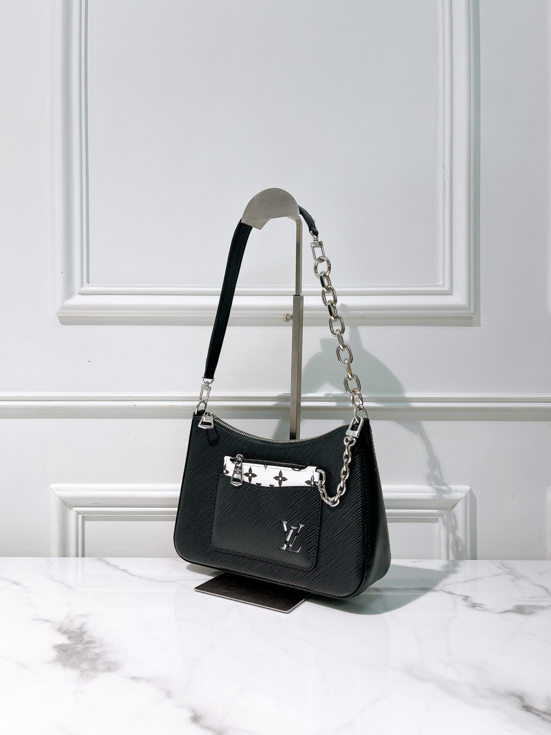 LV MARELLE, Black/Silver