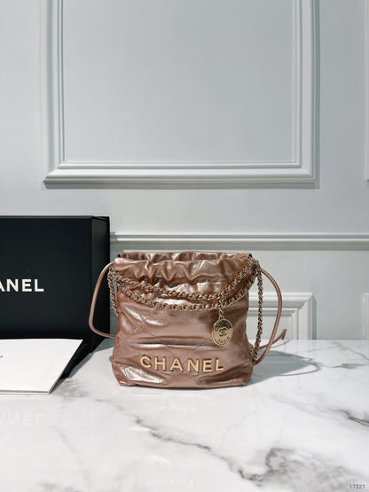 CHANEL MINI 22 BAG, Pink