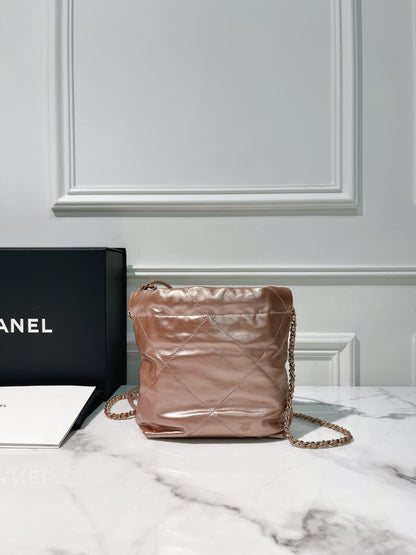 CHANEL MINI 22 BAG, Pink