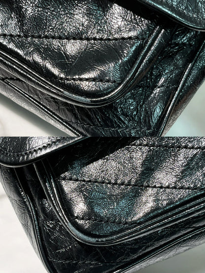 YSL NIKI MEDIUM, Black/Silver