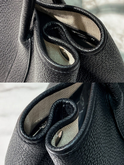 HERMES GARDEN PARTY 30, Noir/Silver