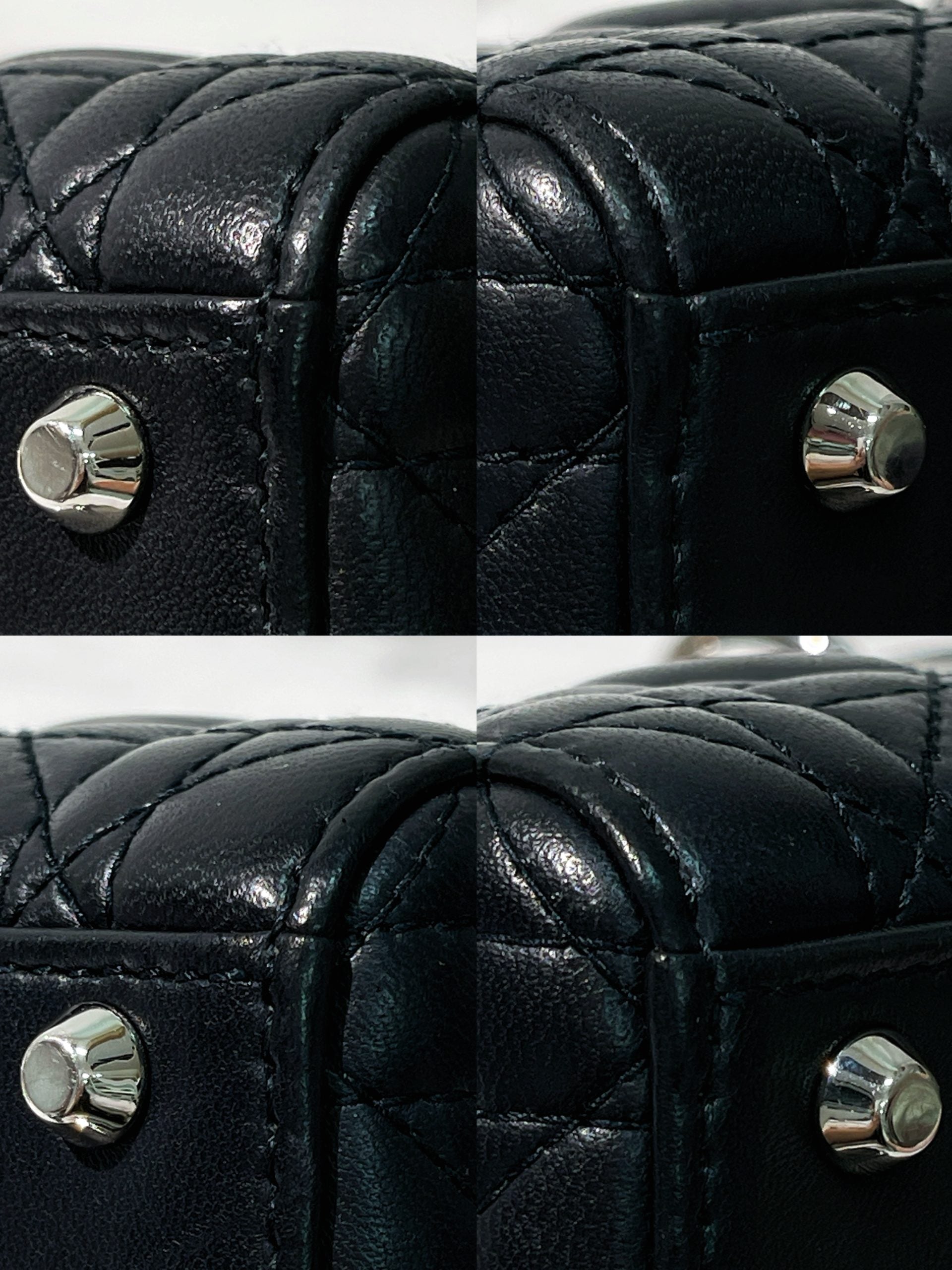 DIOR MINI LADY DIOR, Midnight Blue/Silver