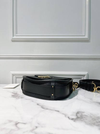 CHLOE TESS LARGE BAG, Black/Gold