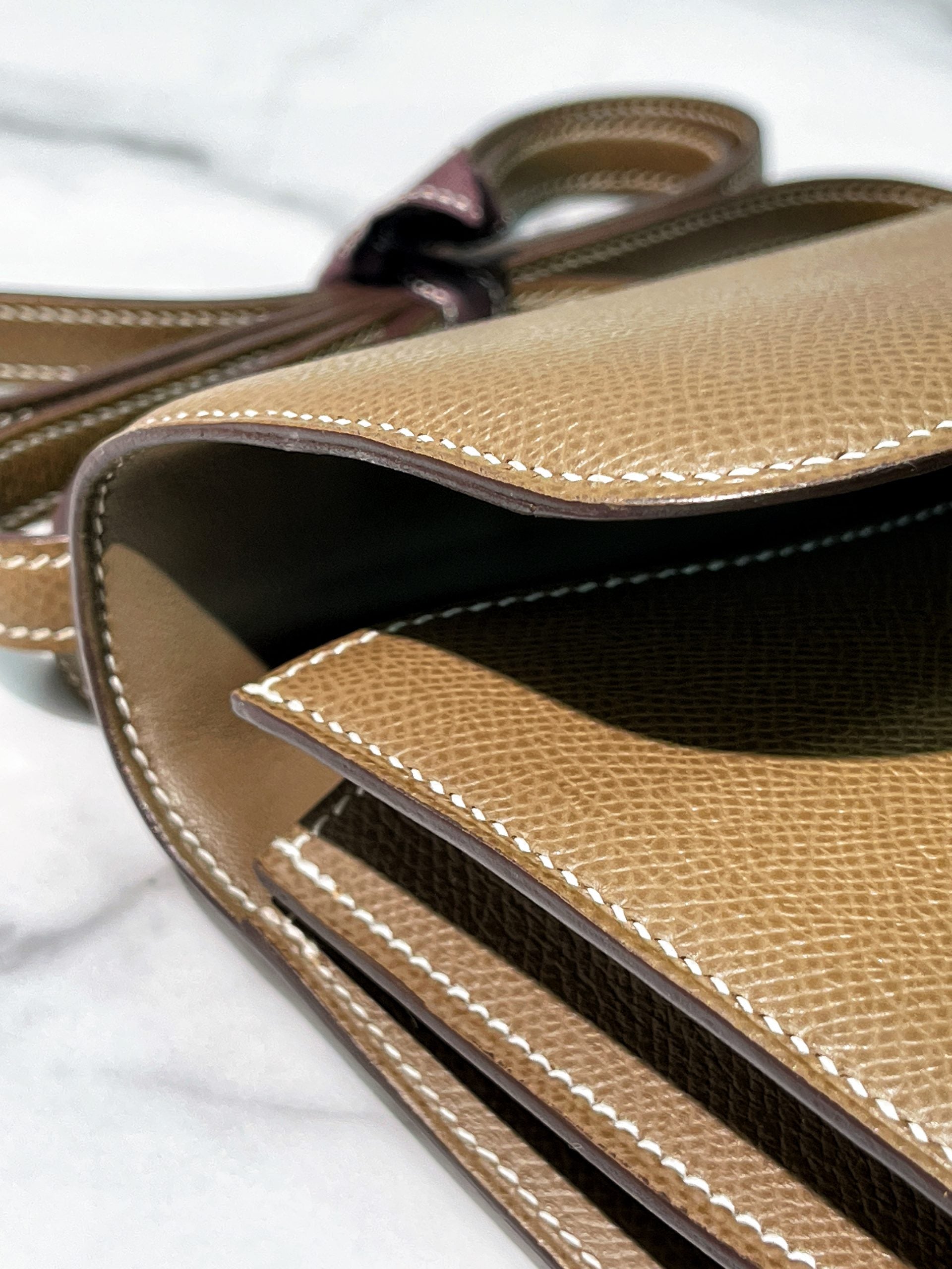 HERMES CONSTANCE MINI, Etoupe/Silver