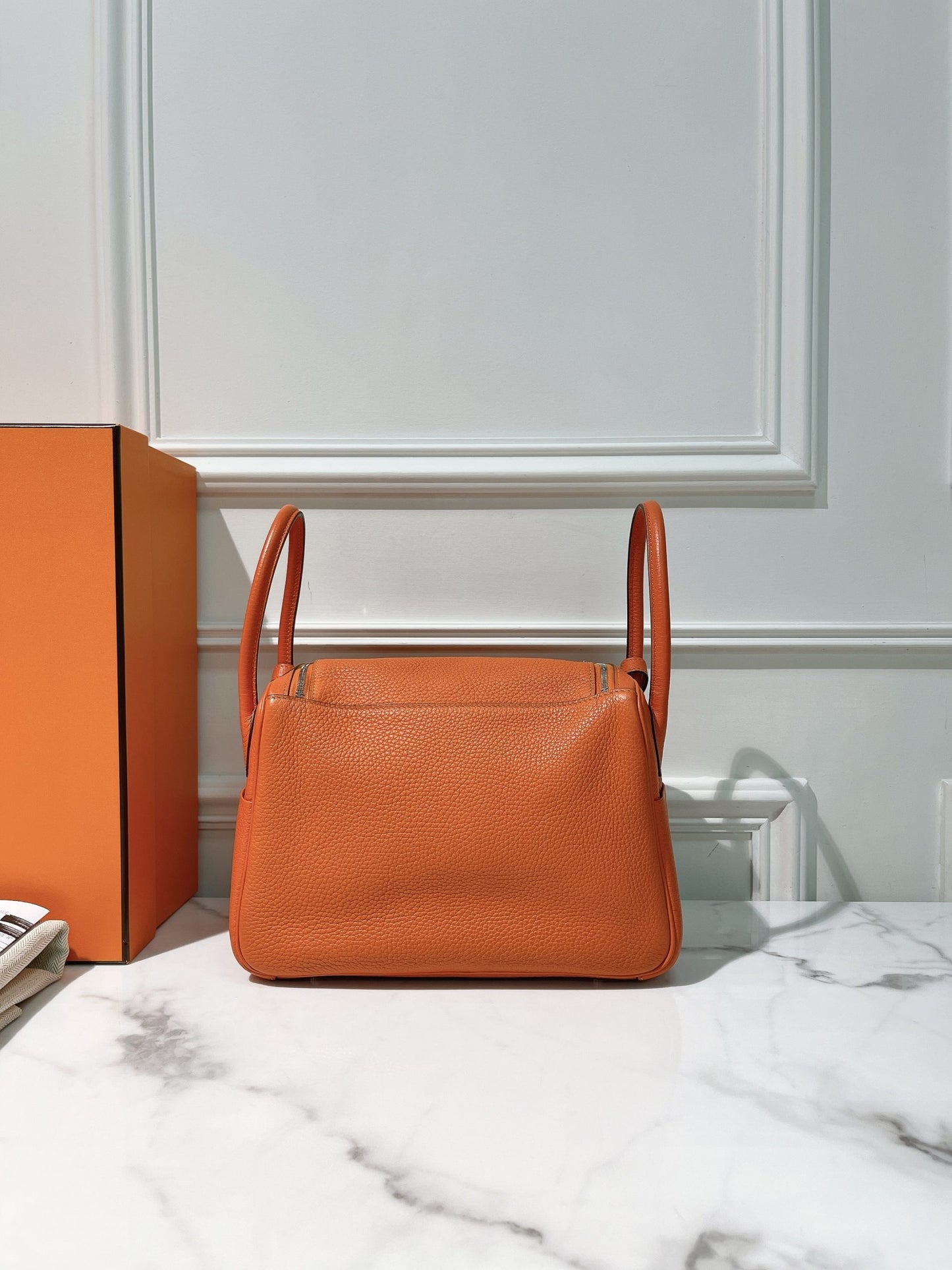 HERMES LINDY 26, Feu/Silver