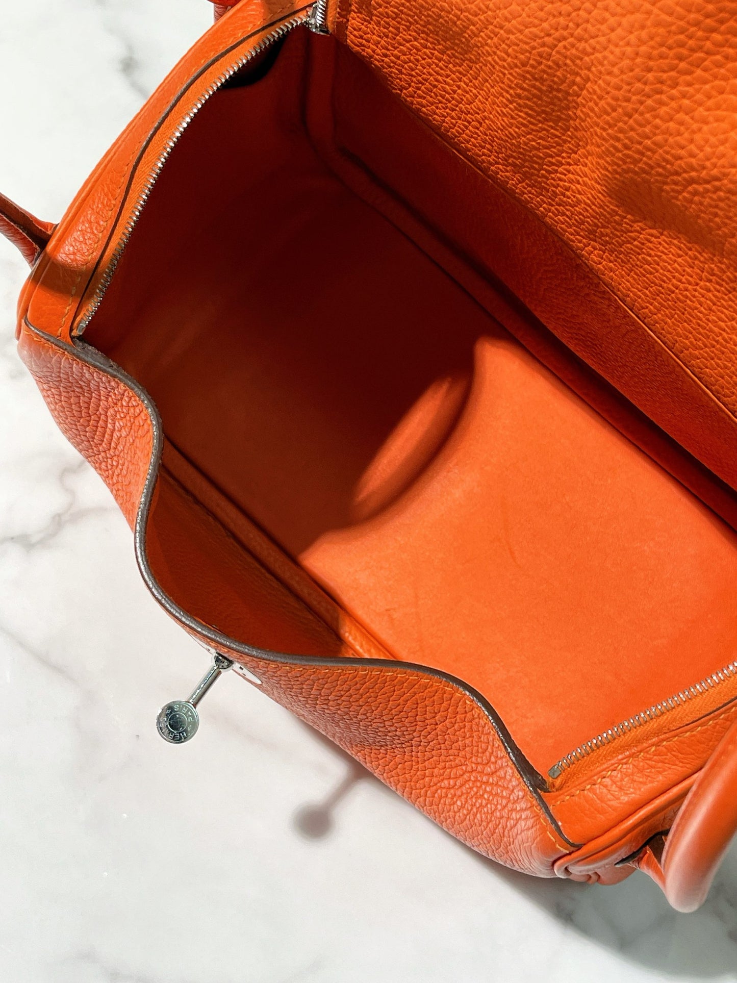 HERMES LINDY 26, Feu/Silver