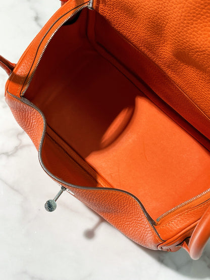 HERMES LINDY 26, Feu/Silver