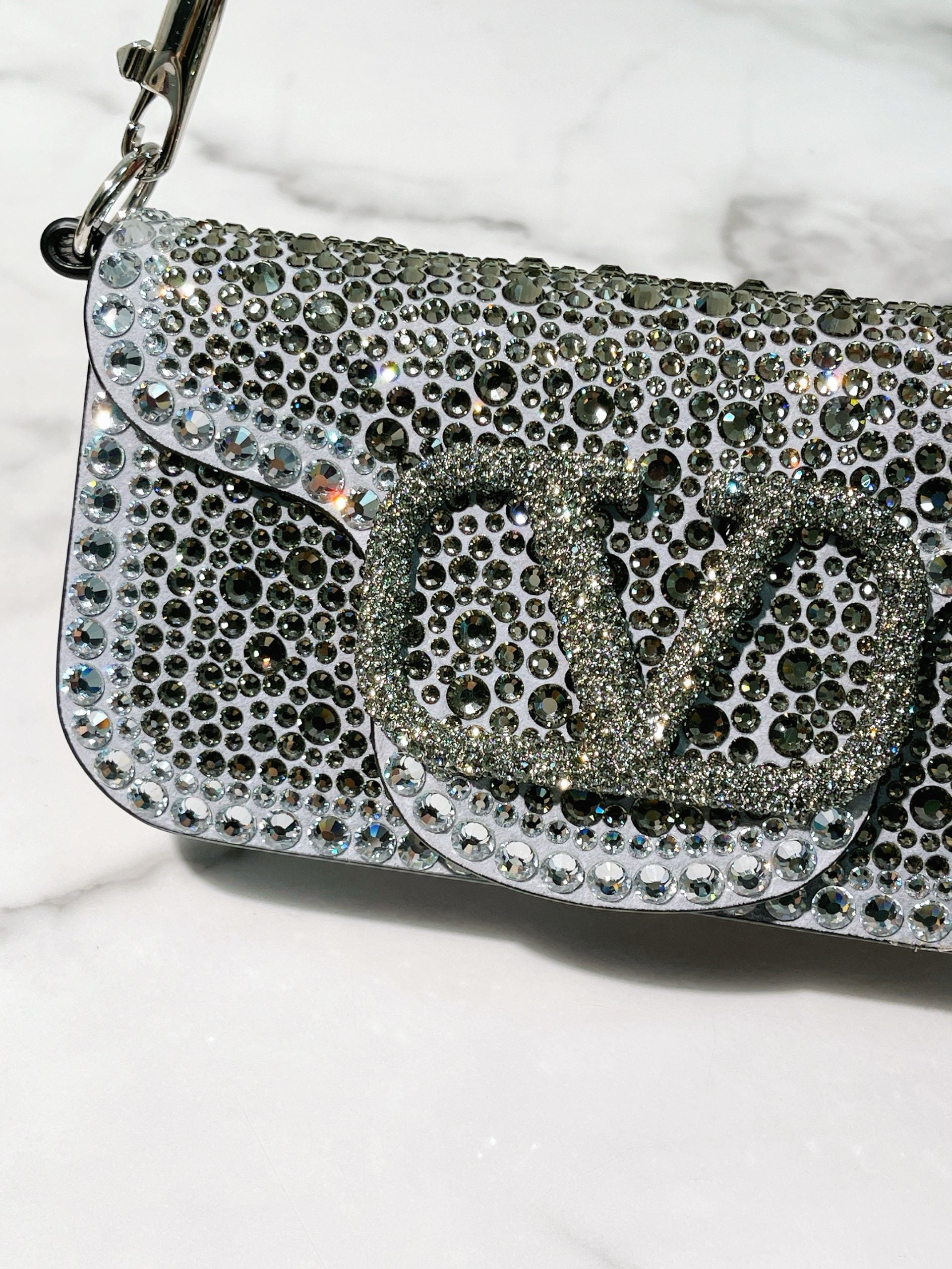VALENTINO LOCO SMALL, Silver/Silver