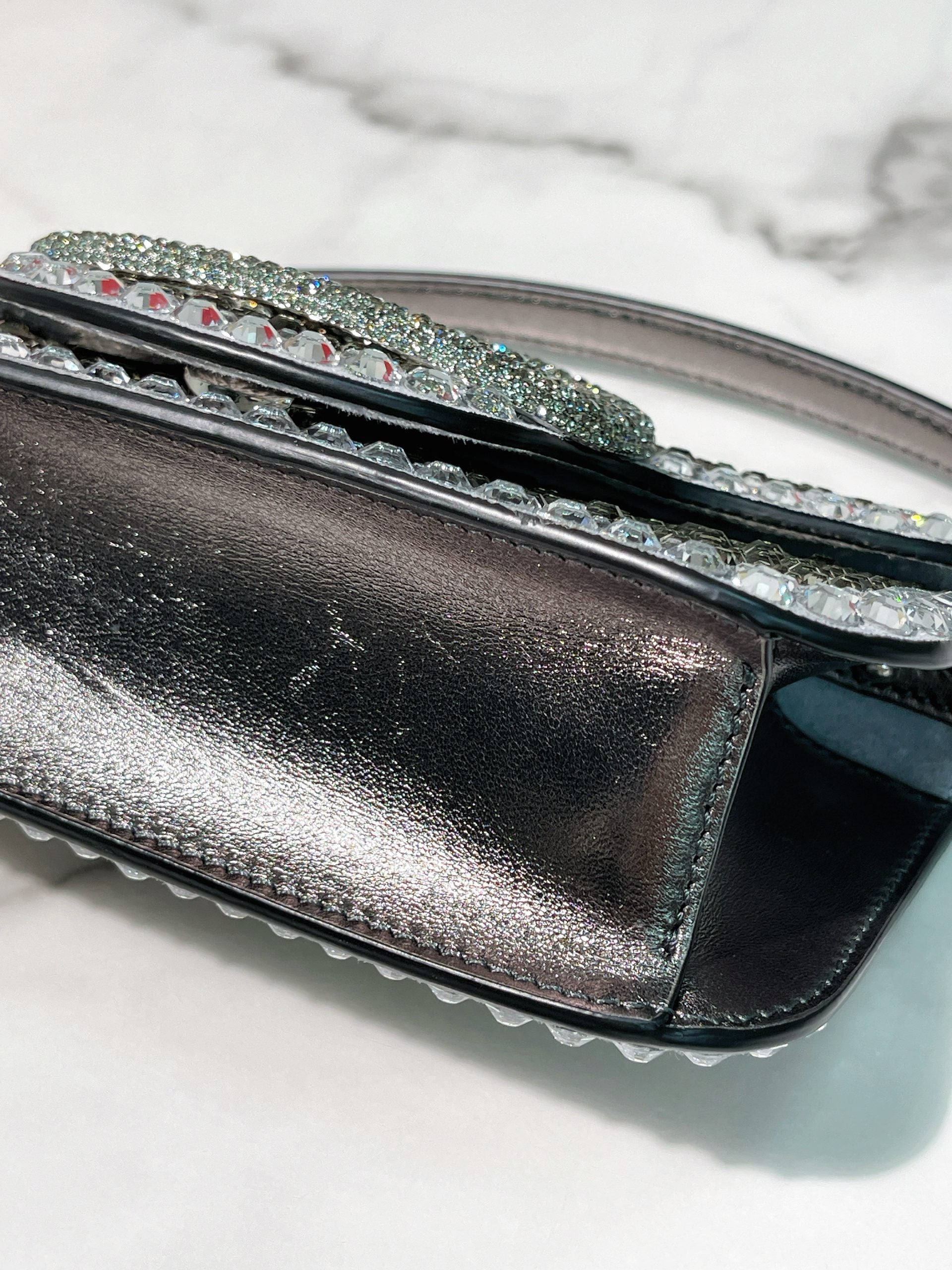 VALENTINO LOCO SMALL, Silver/Silver