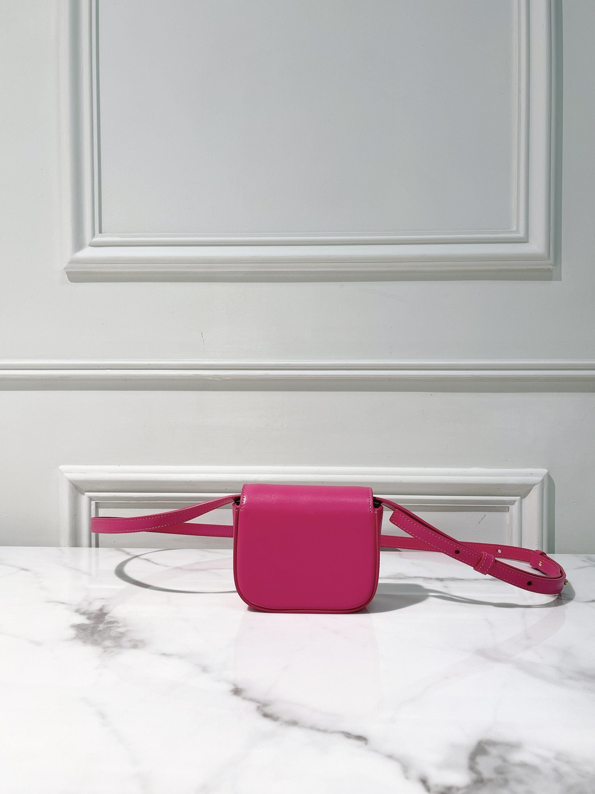 CELINE MINI CLAUDE, Pink/Gold