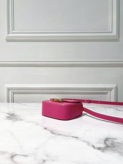 CELINE MINI CLAUDE, Pink/Gold