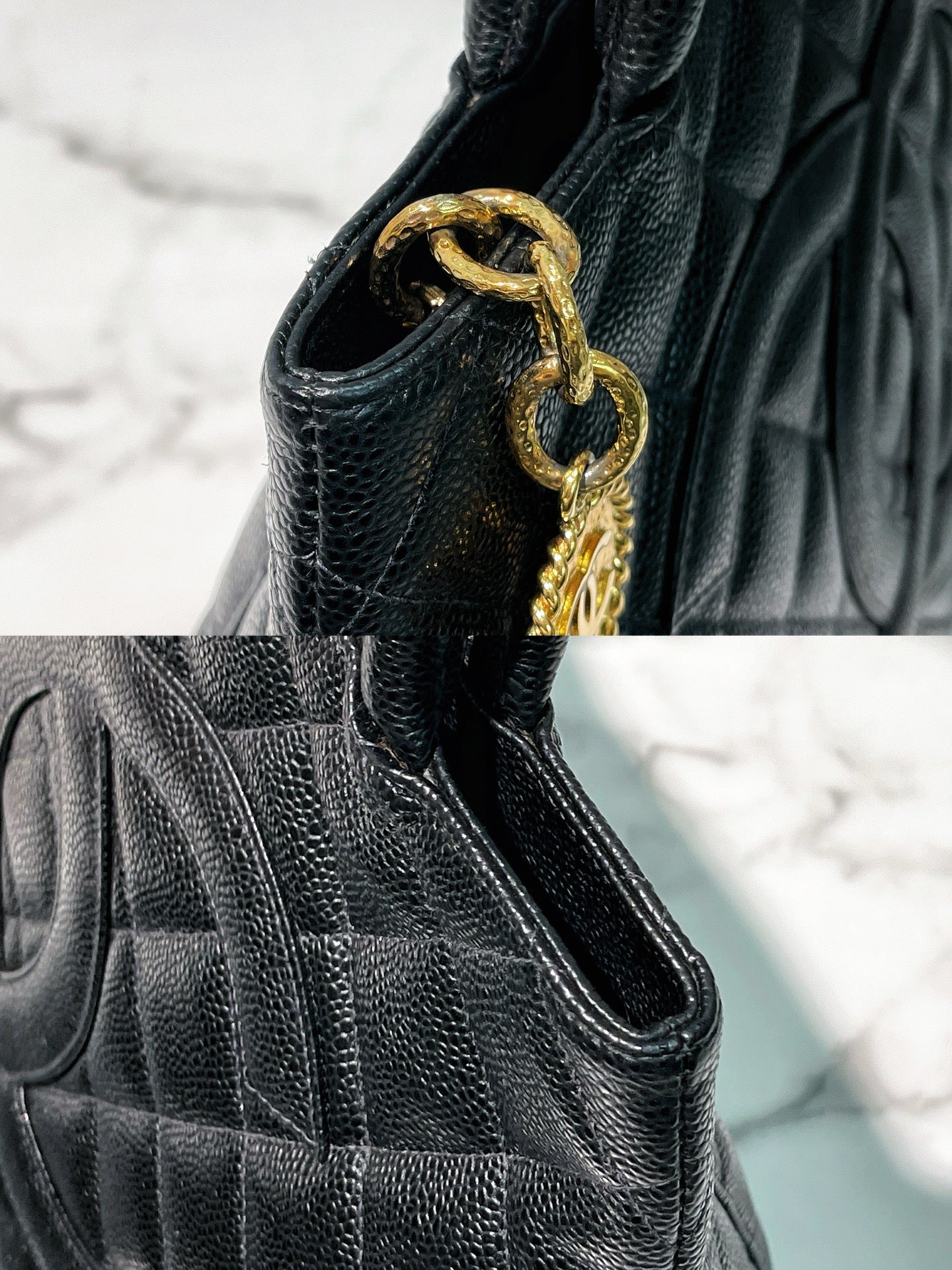 CHANEL MADALLION, Black/Gold