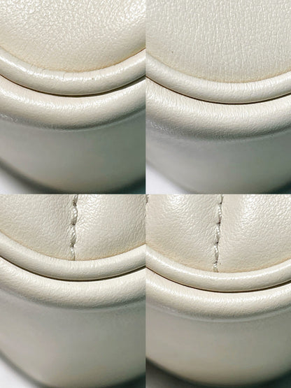 GUCCI MARMONT TOP HANDLE, White/Gold