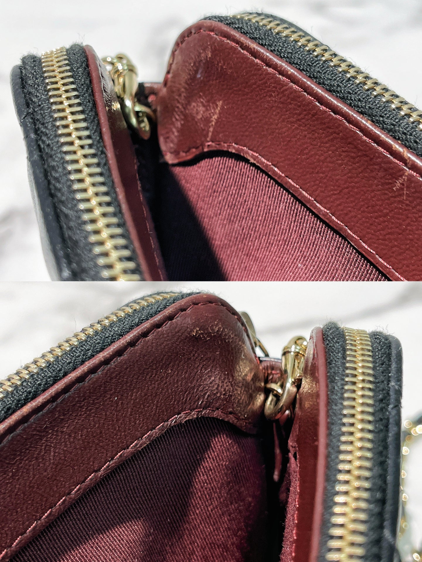 CHANEL DOUBLE ZIP BAG, Black/Gold