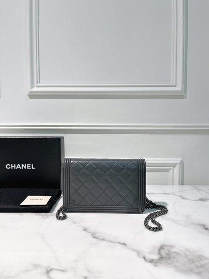 CHANEL WOC, Grey/Silver