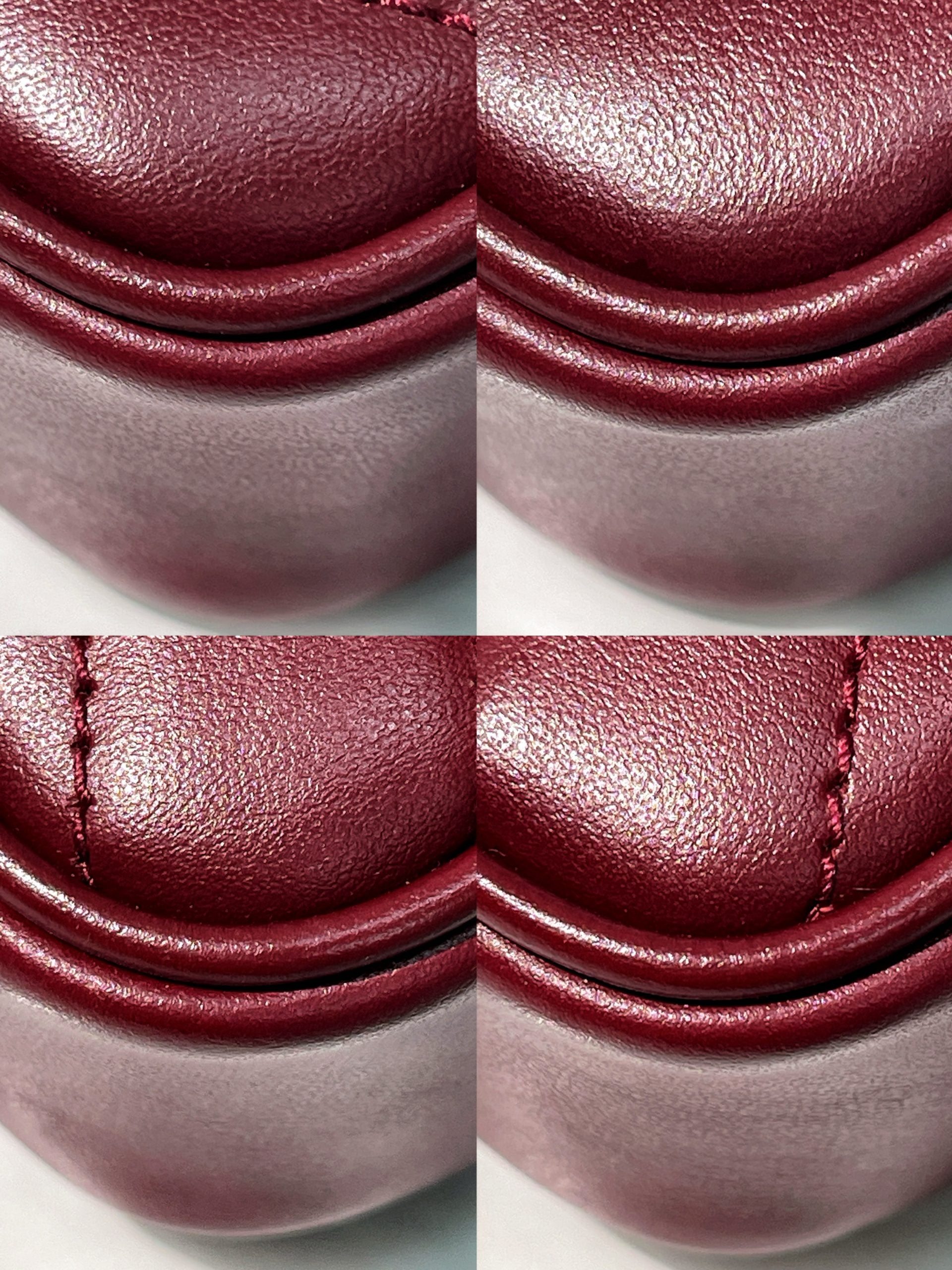 GUCCI SUPER MINI MARMONT, Red/Gold