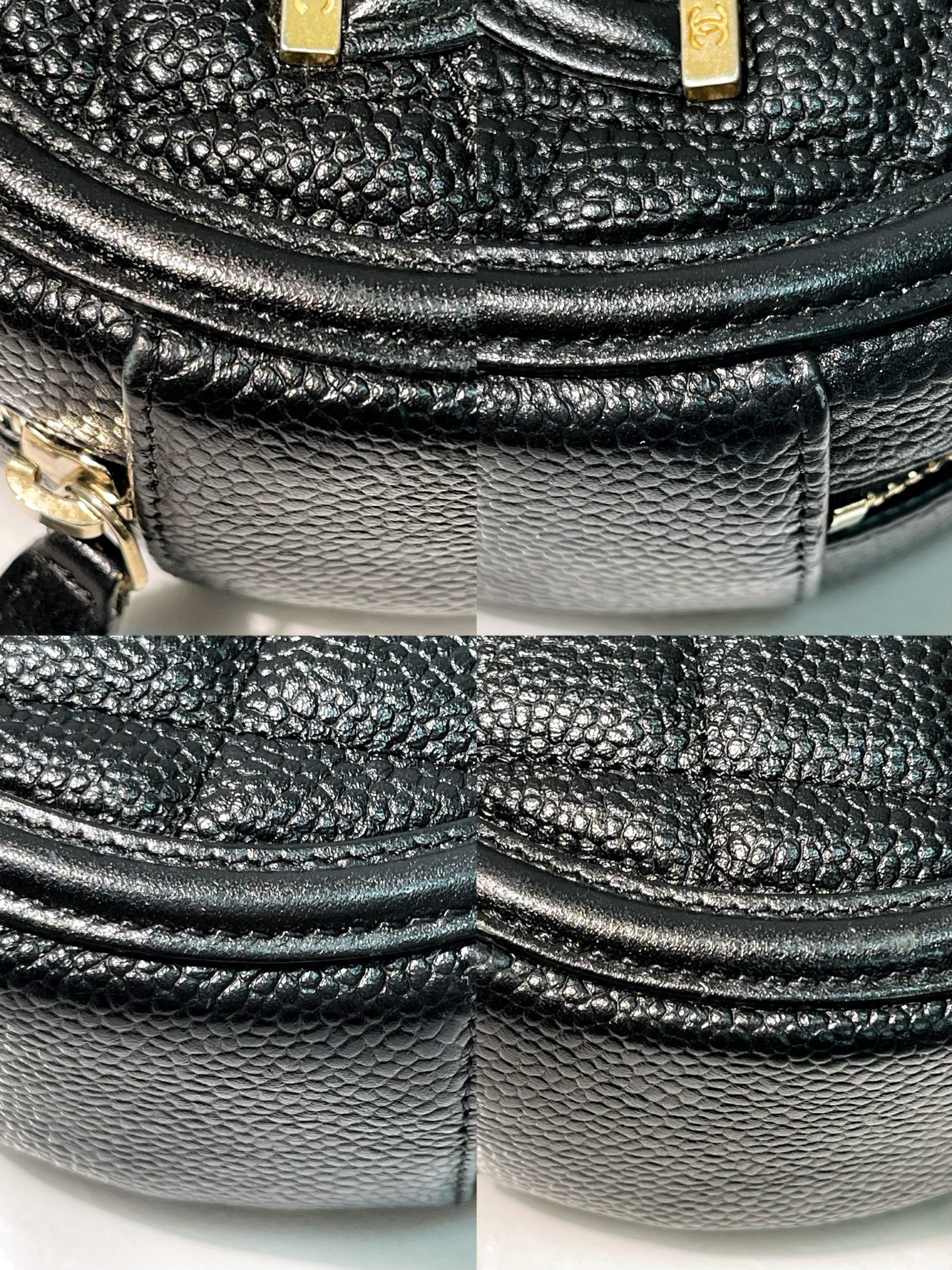 CHANEL FILIGREE ROUND CHAIN BAG, Black/Gold