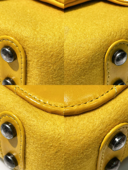 CHANEL MINI SQUARE FLAP BAG, Yellow