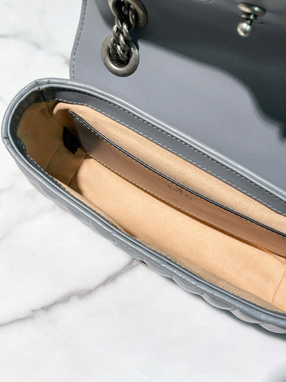 GUCCI MARMONT SMALL, Grey/Silver