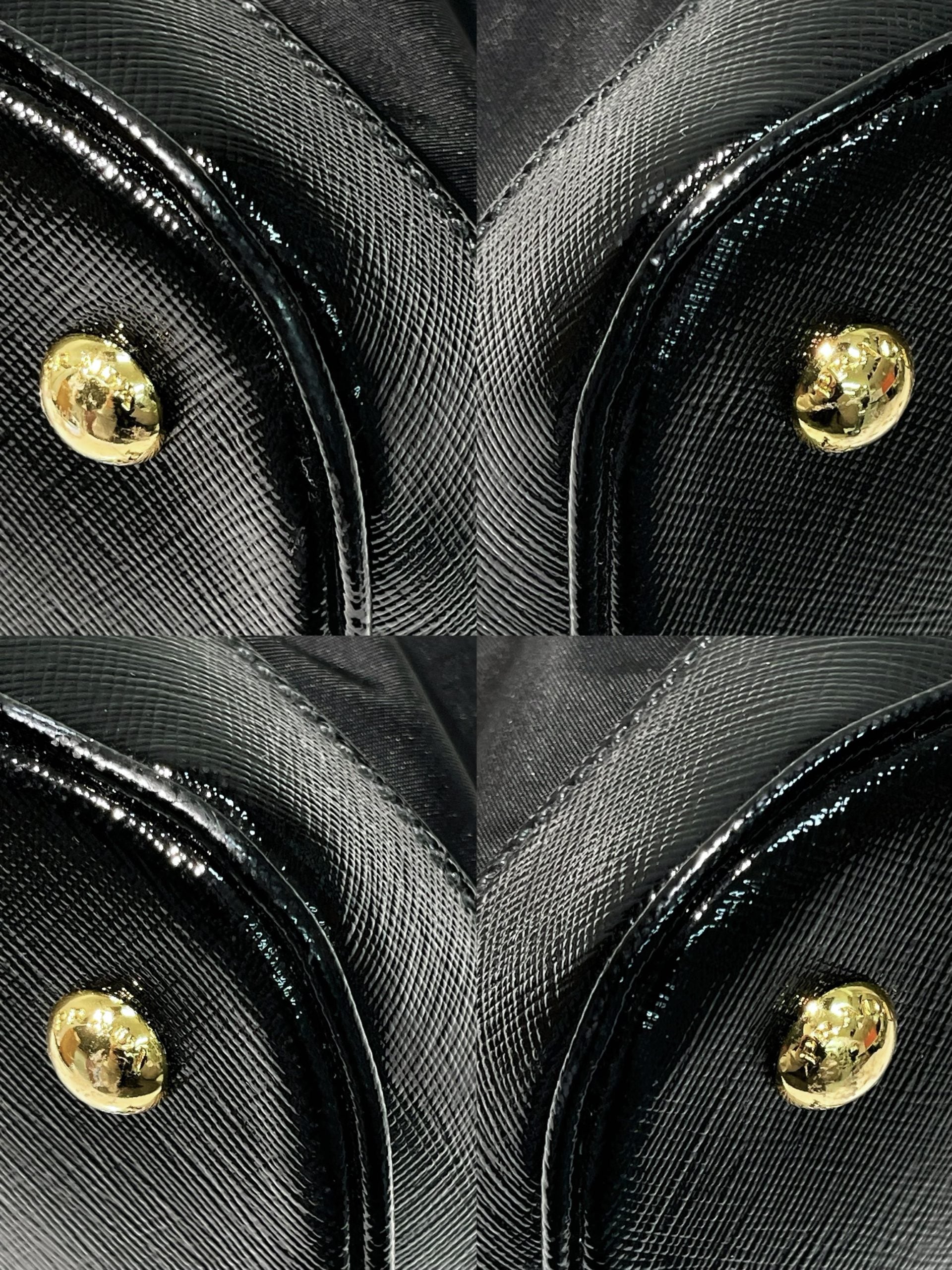 PRADA PROMENADE BAG, Black/Gold