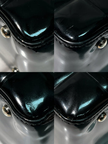 CHANEL VINTAGE CHOCOLATE BAR SHOULDER BAG, Black/Gold