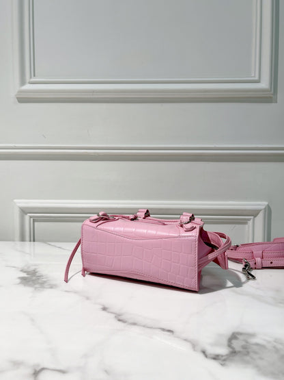 BALENCIAGA CLASSIC NEO NANO, Pink/Silver