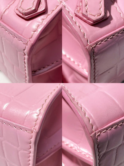 BALENCIAGA CLASSIC NEO NANO, Pink/Silver