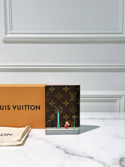 LV PASSPORT COVER, Monogram