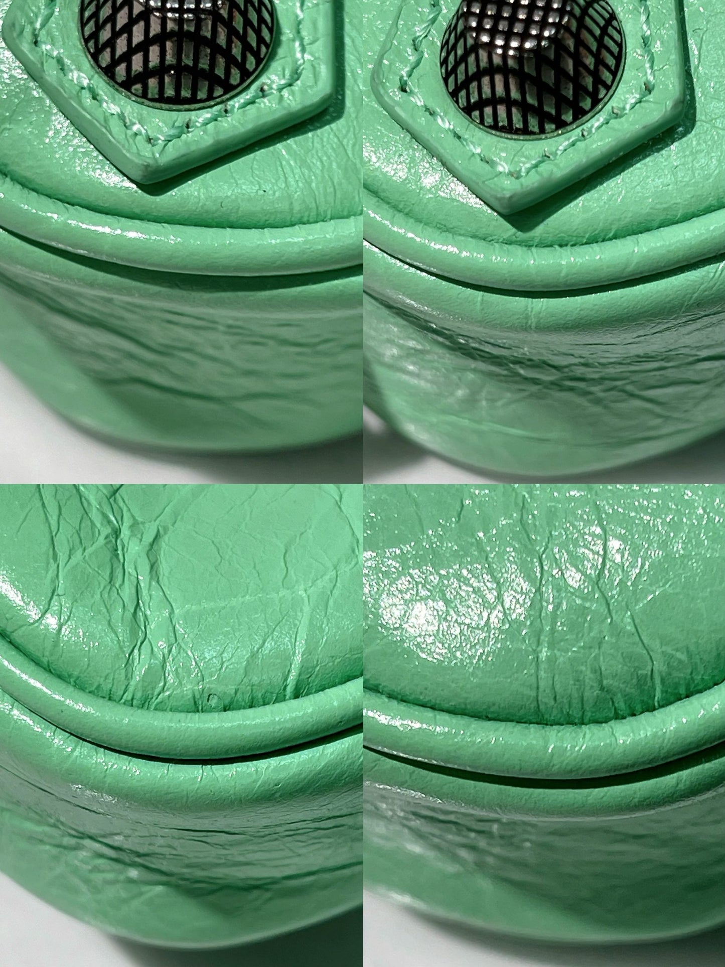 BALENCIAGA LE CAGOLE FLAP BAG XS, Green