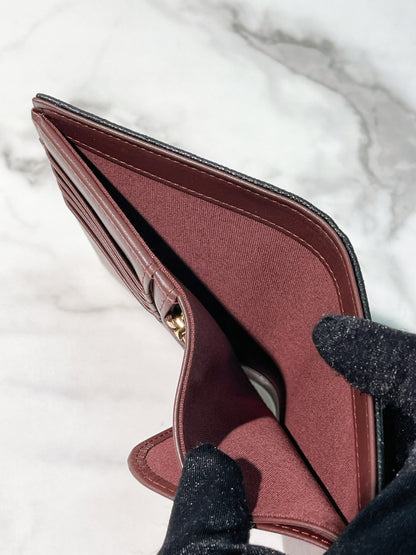 CHANEL PASSPORT COVER, Black/Gold