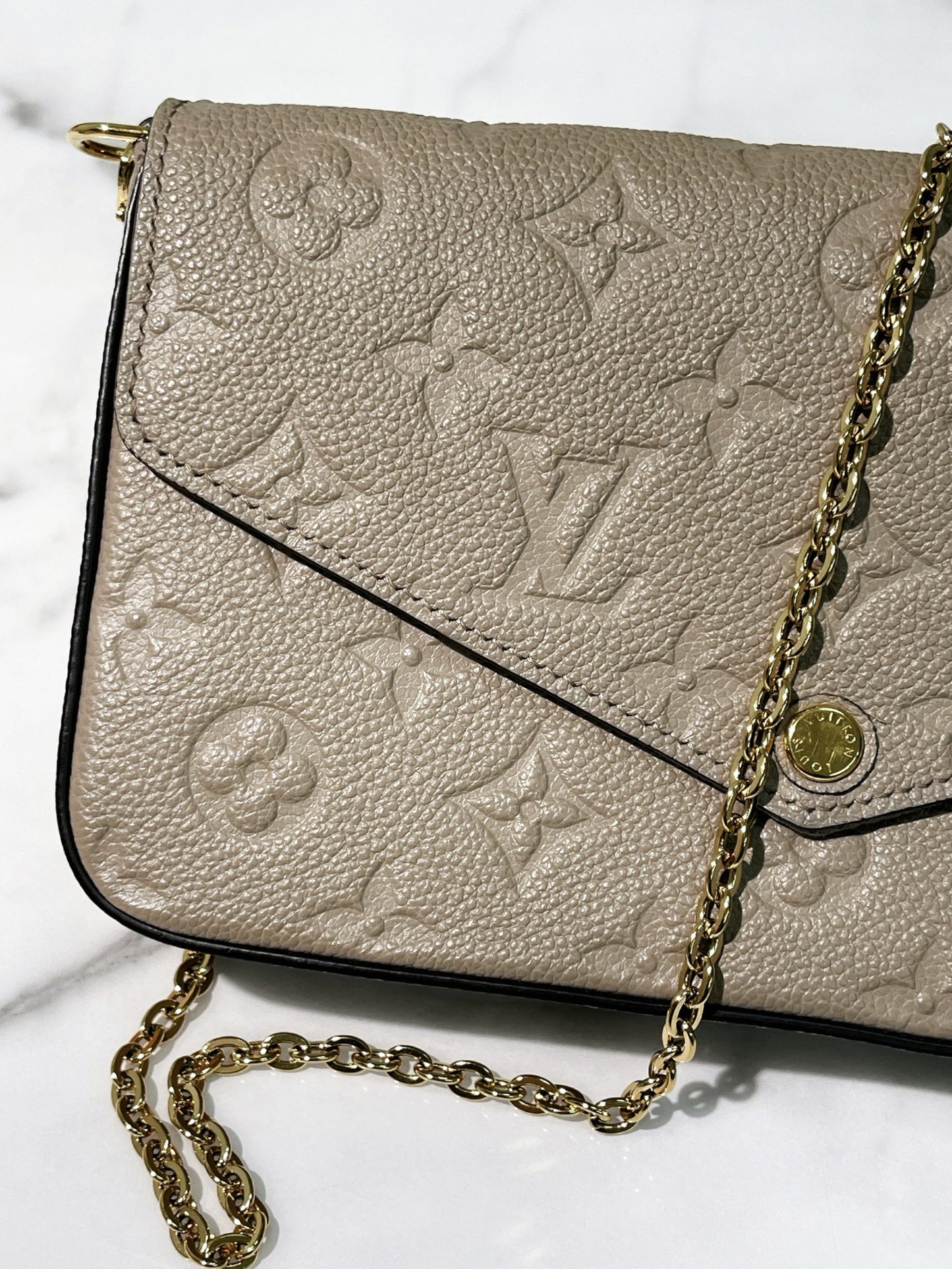 LV POCHETTE FELICIE, Tourterelle