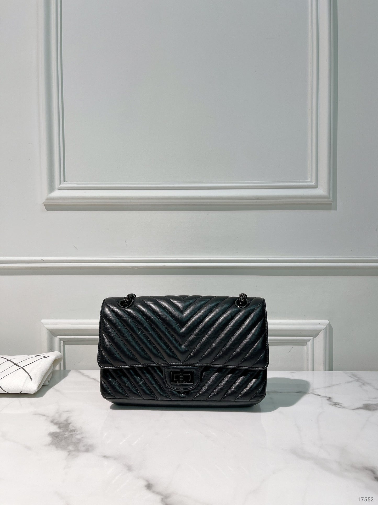 CHANEL SMALL 2.55 HANDBAG, So Black
