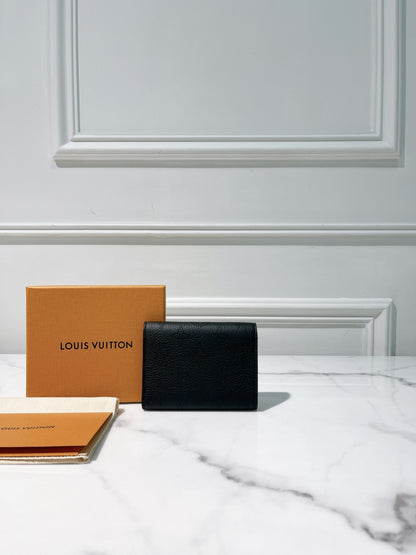 LV VICTORINE WALLET, Black/Silver