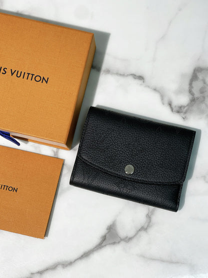 LV VICTORINE WALLET, Black/Silver