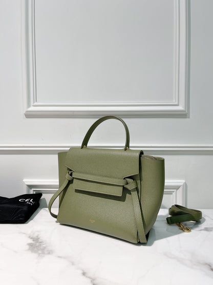 CELINE MICRO BELT, Green/Gold