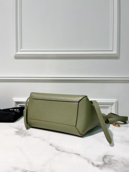 CELINE MICRO BELT, Green/Gold