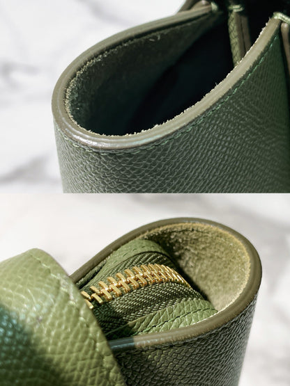CELINE MICRO BELT, Green/Gold