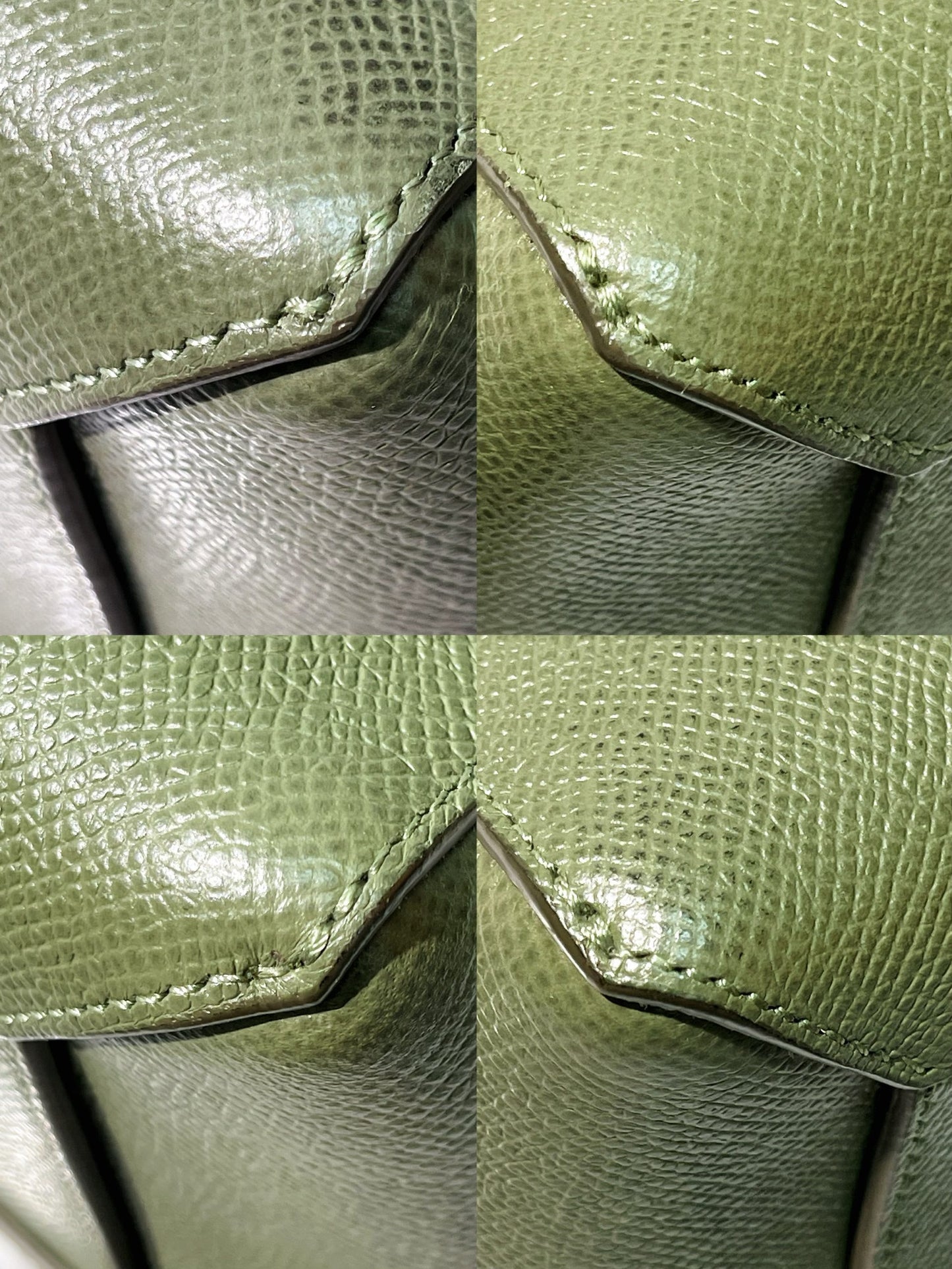 CELINE MICRO BELT, Green/Gold