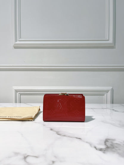 LV WALLET, Red/Gold