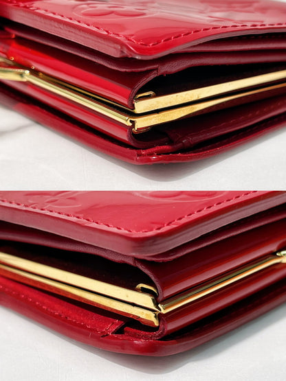LV WALLET, Red/Gold