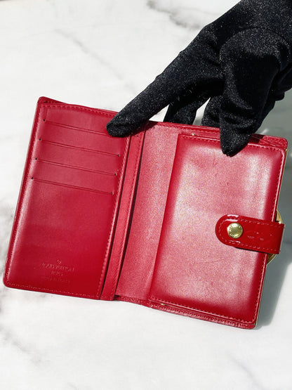 LV WALLET, Red/Gold