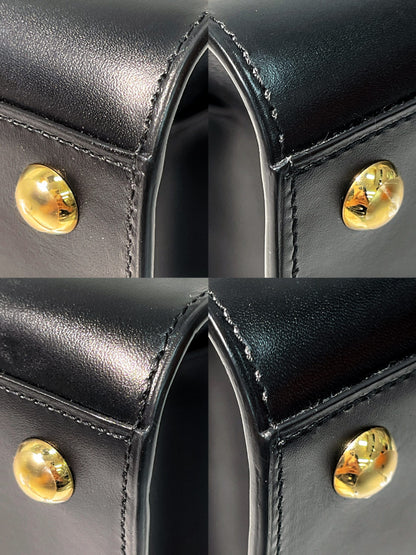 DELVAUX BRILLANT MM, Black/Gold