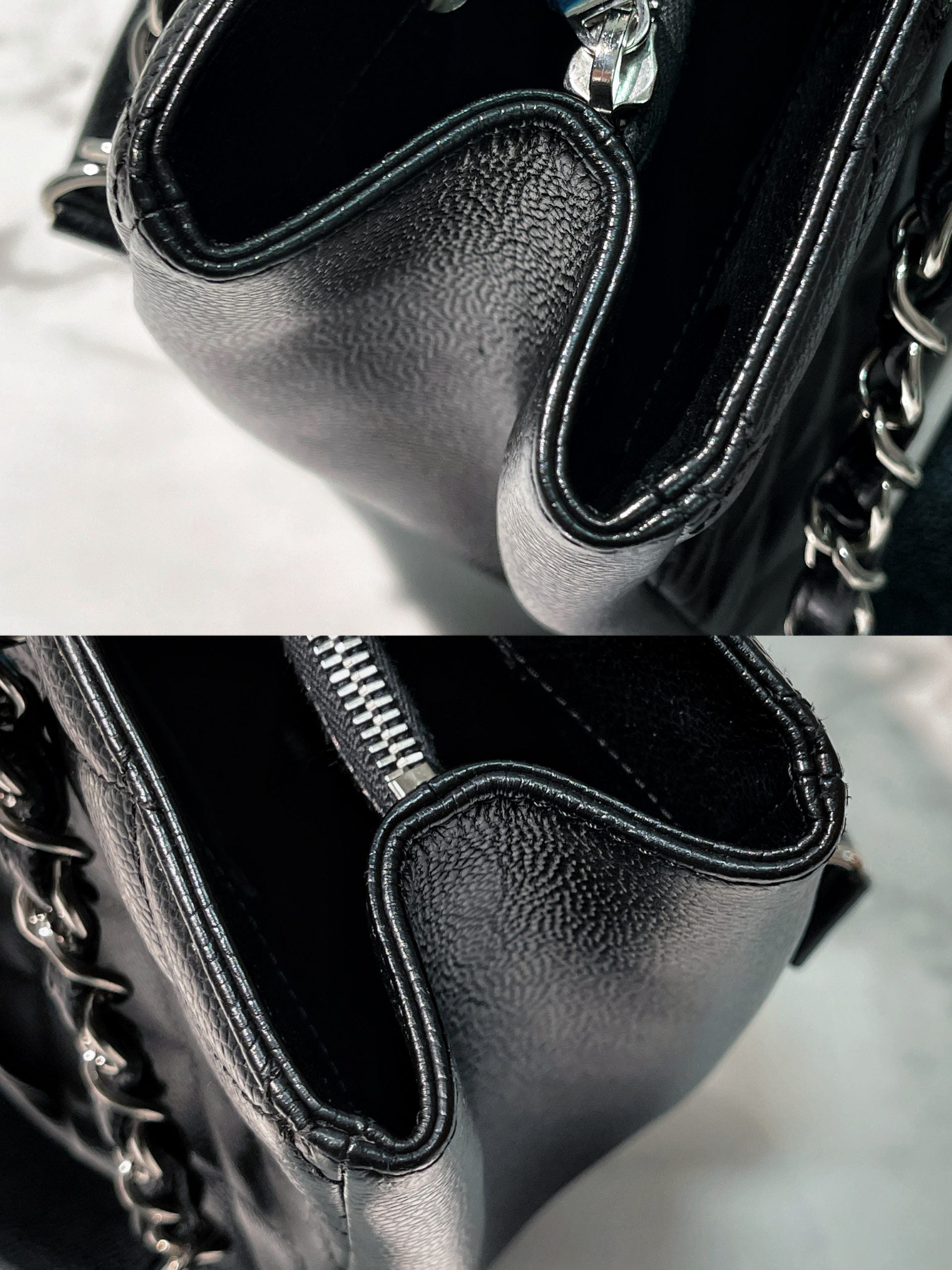 CHANEL GRAND SHOPPING TOTE, Black/Silver