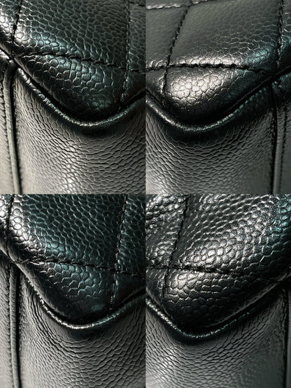 CHANEL GRAND SHOPPING TOTE, Black/Silver