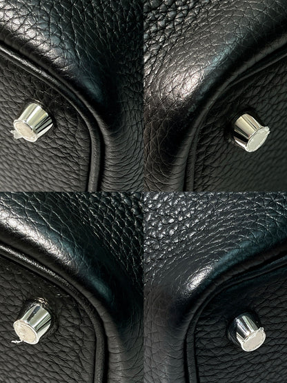 HERMES PICOTIN LOCK 18, Noir/Silver